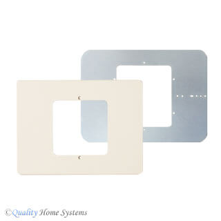Room/Patio Horizontal Adaptor & Trim Plate Almond