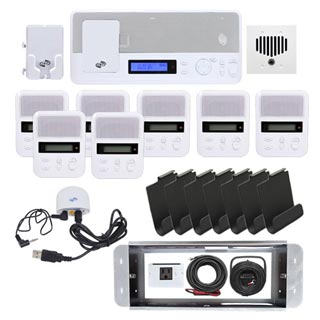 Intercom System With Bluetooth 7-Room 