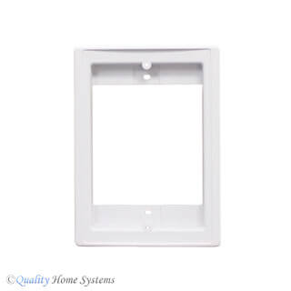 Door Speaker Retrofit Frame White