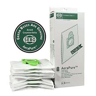 Sebo 8300AM Ultra Bags for Airbelt E Series 8-Pack