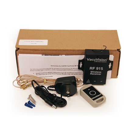 Universal RF915 Central Vacuum Remote Control Kit