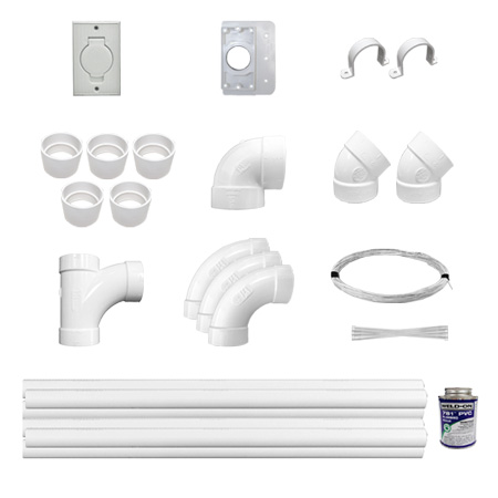 Universal  1-Inlet Low Voltage Installation Kit