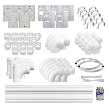 Universal  5-Inlet Low Voltage Installation Kit