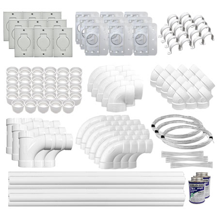 Universal  9-Inlet Low Voltage Installation Kit