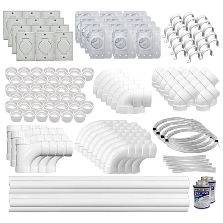 Universal  12-Inlet Low Voltage Installation Kit