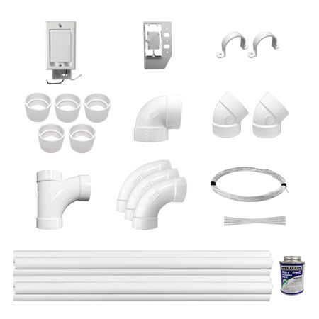 Universal  1-Inlet Electric Installation Kit